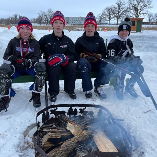 Outdoor Rink Fire Pit